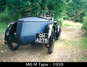 Vintage MG M Type, 1929